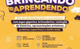 Curso de Educação Física promove o 4º Brincando e Aprendendo