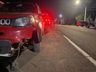 Motociclista fica ferido após colisão com carro no centro de Descanso