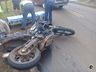 Colisão entre carro e moto deixa homem ferido em Itapiranga