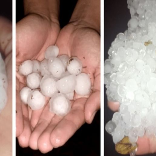 Cidades gaúchas registram estragos após temporal e queda de granizo